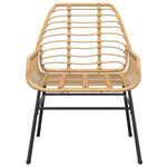 Casa si Gradina - Gradina si terasa - Mobilier exterior - Scaune si sezlonguri gradina - Scaune de gradina, 2 buc., maro, poliratan - Infinity.ro