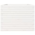 Casa si Gradina - Gradinarit si plante - Plante si ghivece - Ghivece si suporturi - Jardiniera de gradina, alb, 90x60x45,5 cm, lemn masiv de pin - Infinity.ro