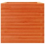 Casa si Gradina - Gradinarit si plante - Plante si ghivece - Ghivece si suporturi - Jardiniera gradina, maro ceruit, 50x50x45,5 cm, lemn masiv pin - Infinity.ro