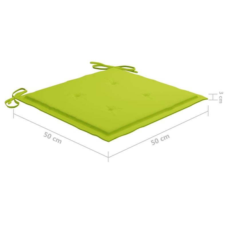 Casa si Gradina - Gradina si terasa - Mobilier exterior - Seturi mobila gradina - Scaune de gradina cu masa de ceai si perne, lemn masiv acacia - Infinity.ro