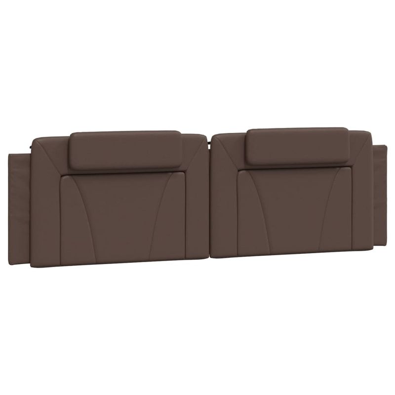 Casa si Gradina - Mobilier - Paturi si accesorii - Paturi - Cadru de pat cu tablie, maro, 180x200 cm, piele ecologica - Infinity.ro
