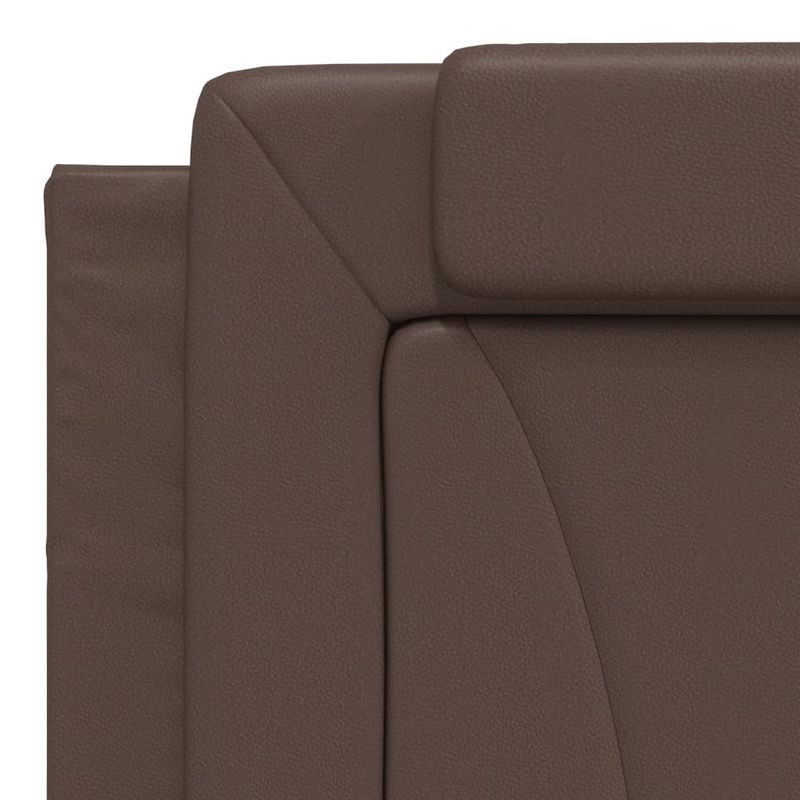 Casa si Gradina - Mobilier - Paturi si accesorii - Paturi - Cadru de pat cu tablie, maro, 180x200 cm, piele ecologica - Infinity.ro
