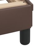 Casa si Gradina - Mobilier - Paturi si accesorii - Paturi - Cadru de pat cu tablie, maro, 180x200 cm, piele ecologica - Infinity.ro