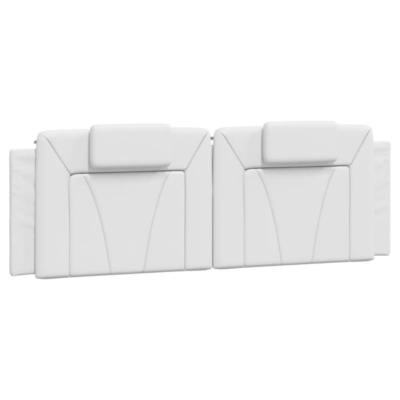 Casa si Gradina - Mobilier - Paturi si accesorii - Paturi - Cadru de pat cu tablie, alb, 160x200 cm, piele ecologica - Infinity.ro