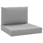 Casa si Gradina - Textile si covoare - Perne si pilote - Perne decorative - Perne pentru canapea din paleti, 2 buc., gri, material textil - Infinity.ro