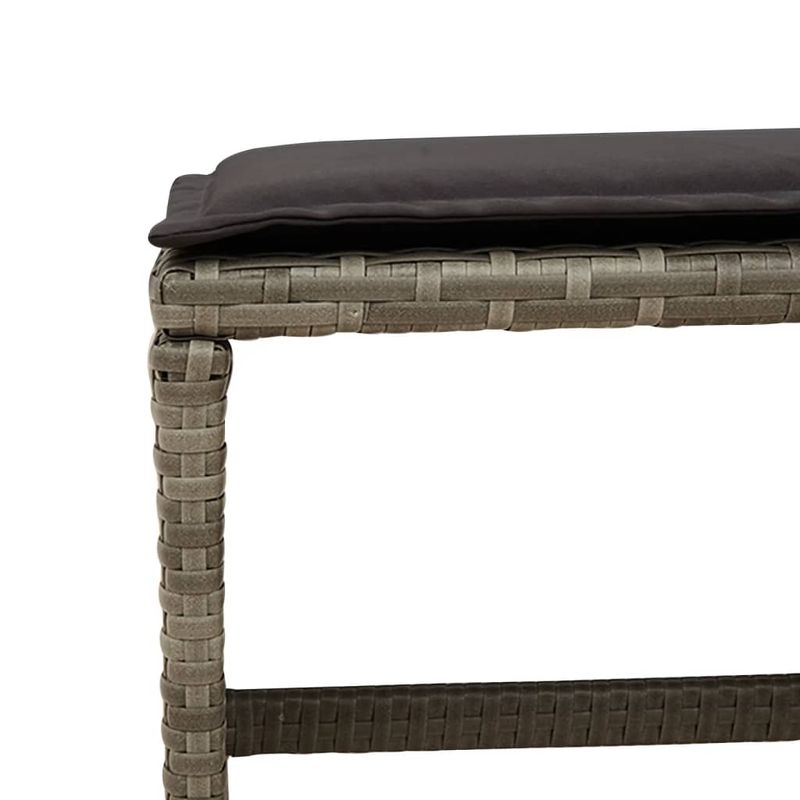 Casa si Gradina - Gradina si terasa - Mobilier exterior - Seturi mobila gradina - Set mobilier de gradina cu perne, 17 piese, gri, poliratan - Infinity.ro