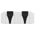 Casa si Gradina - Mobilier - Paturi si accesorii - Accesorii paturi - Tablie de pat Alb 100 cm Lemn compozit - Infinity.ro