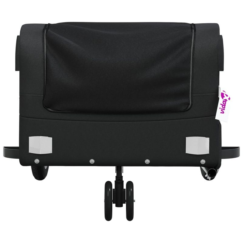 Sport si Outdoor - Ciclism - Accesorii pentru biciclete - Remorci biciclete - Remorca pentru biciclete, negru, 30 kg, fier, mărime 122x53x53 cm - Infinity.ro