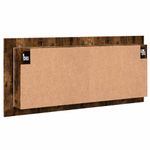 Casa si Gradina - Mobilier - Mobilier baie - Corpuri baie - Dulap de baie cu oglinda si LED, stejar fumuriu, 100x12x45 cm - Infinity.ro