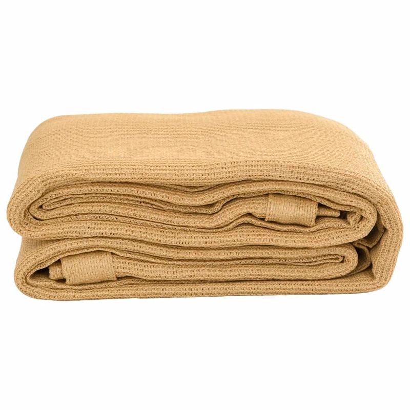 Sport si Outdoor - Camping - Accesorii corturi - Covor pentru cort, nisipiu, 400x400 cm, HDPE - Infinity.ro