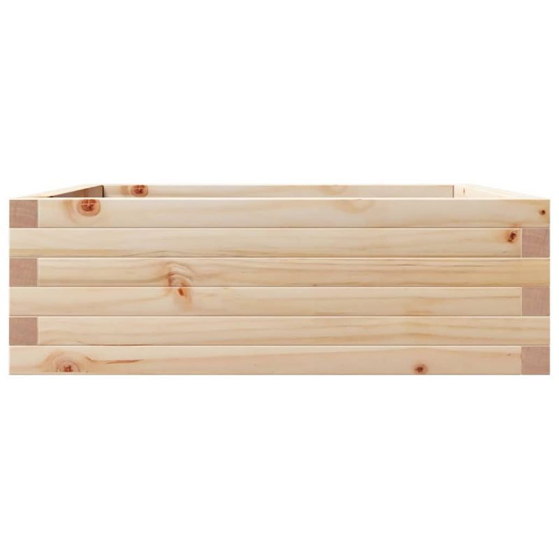 Casa si Gradina - Gradinarit si plante - Plante si ghivece - Ghivece si suporturi - Jardiniera de gradina, 70x70x23 cm, lemn masiv de pin - Infinity.ro