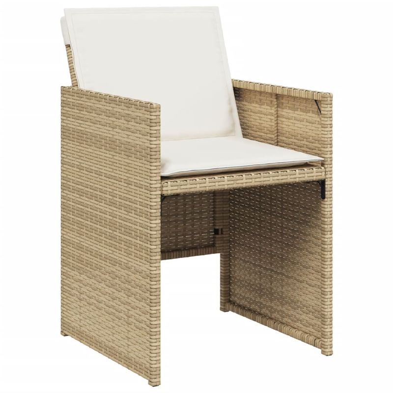 Casa si Gradina - Gradina si terasa - Mobilier exterior - Seturi mobila gradina - Set mobilier de gradina cu perne, 15 piese, bej, poliratan - Infinity.ro