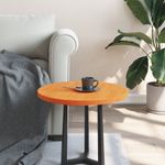 Casa si Gradina - Mobilier - Feronerie si accesorii mobila - Blat de masa rotund, maro ceruit, Ø50x2,5 cm, lemn masiv de pin - Infinity.ro