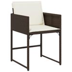 Casa si Gradina - Gradina si terasa - Mobilier exterior - Seturi mobila gradina - Set mobilier de gradina cu perne, 11 piese, maro, poliratan - Infinity.ro