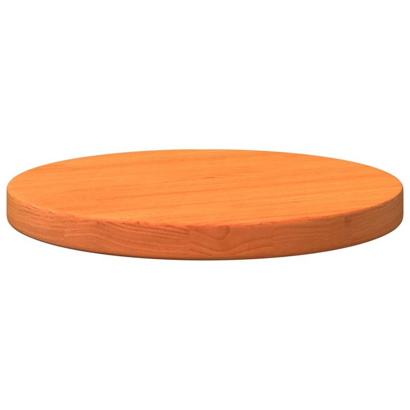 Casa si Gradina - Mobilier - Feronerie si accesorii mobila - Blat de masa rotund, maro ceruit, Ø30x2,5 cm, lemn masiv de pin - Infinity.ro