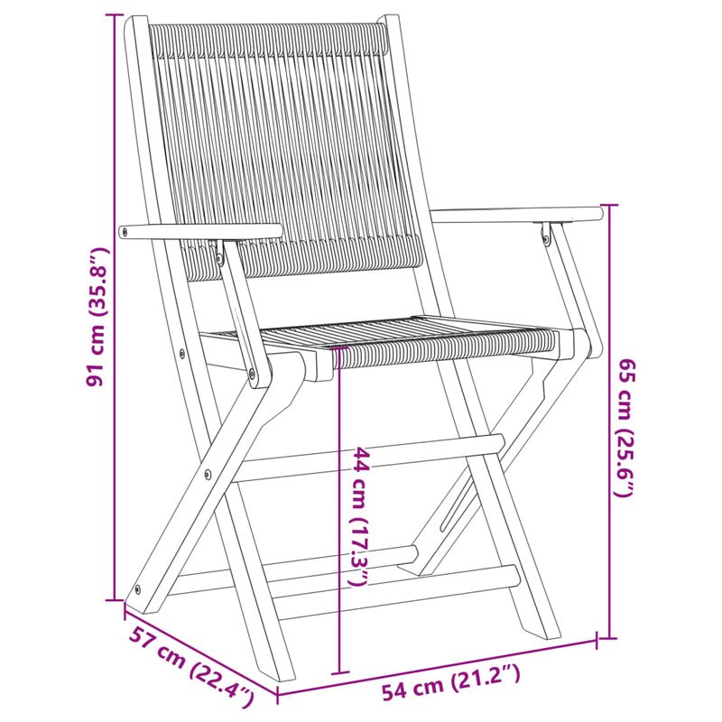 Casa si Gradina - Gradina si terasa - Mobilier exterior - Scaune si sezlonguri gradina - Scaune de gradina pliabile, 4 buc., bej, lemn masiv acacia - Infinity.ro