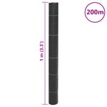 Casa si Gradina - Gradinarit si plante - Sere si solarii - Membrana antiburuieni, negru, 1x200 m, PP, mărime 1x200 m (100 g/m²) - Infinity.ro