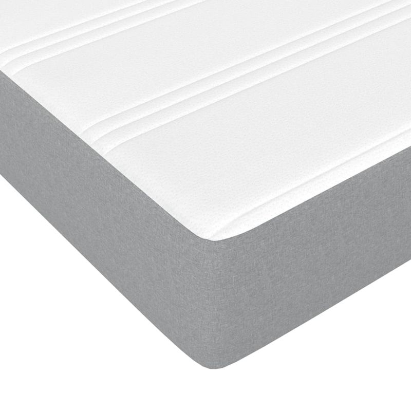 Casa si Gradina - Mobilier - Paturi si accesorii - Paturi - Pat cu saltea, maro ceruit, 140x190 cm, lemn masiv pin - Infinity.ro