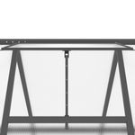 Casa si Gradina - Gradinarit si plante - Sere si solarii - Sere cu cadru de baza, antracit, 334x169x195 cm, aluminiu - Infinity.ro