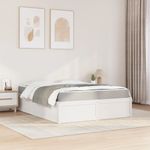 Casa si Gradina - Mobilier - Paturi si accesorii - Paturi - Pat cu saltea, alb, 160x200 cm, lemn masiv pin - Infinity.ro