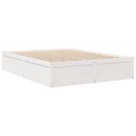 Casa si Gradina - Mobilier - Paturi si accesorii - Paturi - Pat cu saltea, alb, 160x200 cm, lemn masiv pin - Infinity.ro