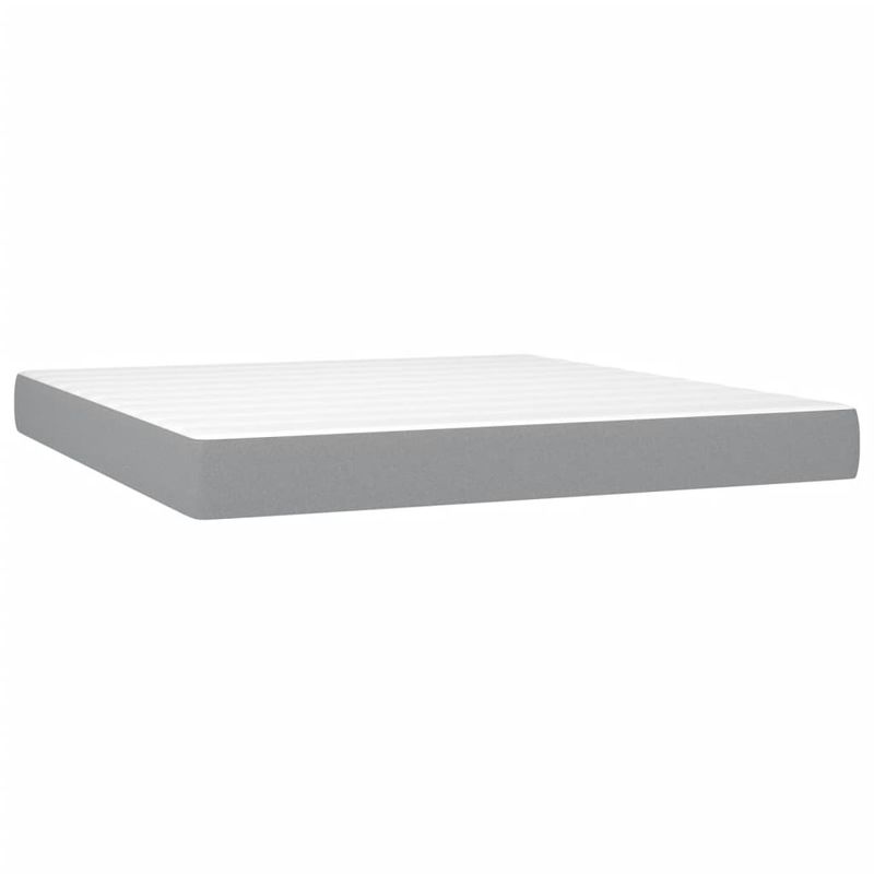Casa si Gradina - Mobilier - Paturi si accesorii - Paturi - Pat cu saltea, alb, 160x200 cm, lemn masiv pin - Infinity.ro