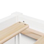 Casa si Gradina - Mobilier - Paturi si accesorii - Paturi - Pat cu saltea, alb, 160x200 cm, lemn masiv pin - Infinity.ro