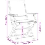 Casa si Gradina - Gradina si terasa - Mobilier exterior - Scaune si sezlonguri gradina - Scaune de gradina pliabile, 6 buc., textil bej si lemn masiv - Infinity.ro