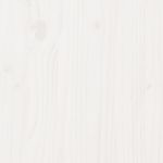 Casa si Gradina - Gradinarit si plante - Plante si ghivece - Ghivece si suporturi - Jardiniera de gradina, alb, 100x100x26,5 cm, lemn masiv de pin - Infinity.ro