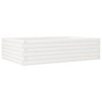 Casa si Gradina - Gradinarit si plante - Plante si ghivece - Ghivece si suporturi - Jardiniera de gradina, alb, 90x60x23 cm, lemn masiv de pin - Infinity.ro