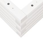 Casa si Gradina - Gradinarit si plante - Plante si ghivece - Ghivece si suporturi - Jardiniera de gradina, alb, 90x60x23 cm, lemn masiv de pin - Infinity.ro