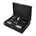 Casa si Gradina - Bucatarie si vesela - Vesela si tacamuri - Tacamuri si seturi - Set tacamuri inox, 72 piese, 12 persoane, ambalate in valiza, AMBITION Selene - Infinity.ro