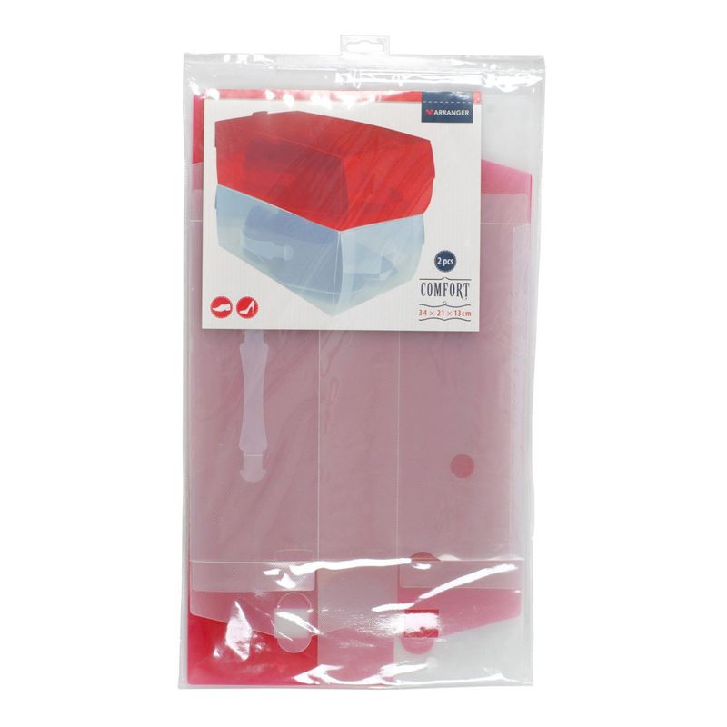 Casa si Gradina - Mobilier - Organizare si depozitare - Cutii depozitare - Set 2 cutii pentru incaltaminte 34x21 cm, ARRANGER Comfort - Infinity.ro