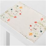 Casa si Gradina - Bucatarie si vesela - Organizare si depozitare bucatarie - Suporturi tacamuri si vase - Set suport farfurie textil 30x40 cm, 2 piese, AMBITION Pastel Flowers - Infinity.ro