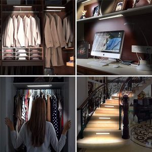Lampa LED ESPRODYS ultra-subtire lungime de 60cm cu senzor de miscare suport magnetic portabil lumina alb rece