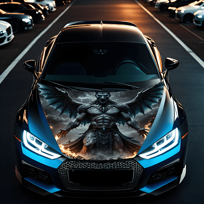 Auto si Moto - Piese auto si accesorii - Piese auto - Tuning - Folie Capota Auto "Hood Art" rezistenta la exterior, marime M (165 x 120cm) - Cod: AVX-CAPOTA-026M - Infinity.ro