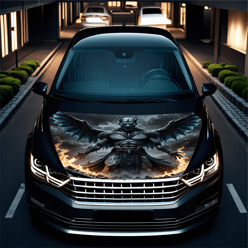 Auto si Moto - Piese auto si accesorii - Piese auto - Tuning - Folie Capota Auto "Hood Art" rezistenta la exterior, marime M (165 x 120cm) - Cod: AVX-CAPOTA-026M - Infinity.ro