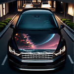 Auto si Moto - Piese auto si accesorii - Piese auto - Tuning - Folie Capota Auto "Hood Art" rezistenta la exterior, marime L (180 x 130cm) - Cod: AVX-CAPOTA-023L - Infinity.ro