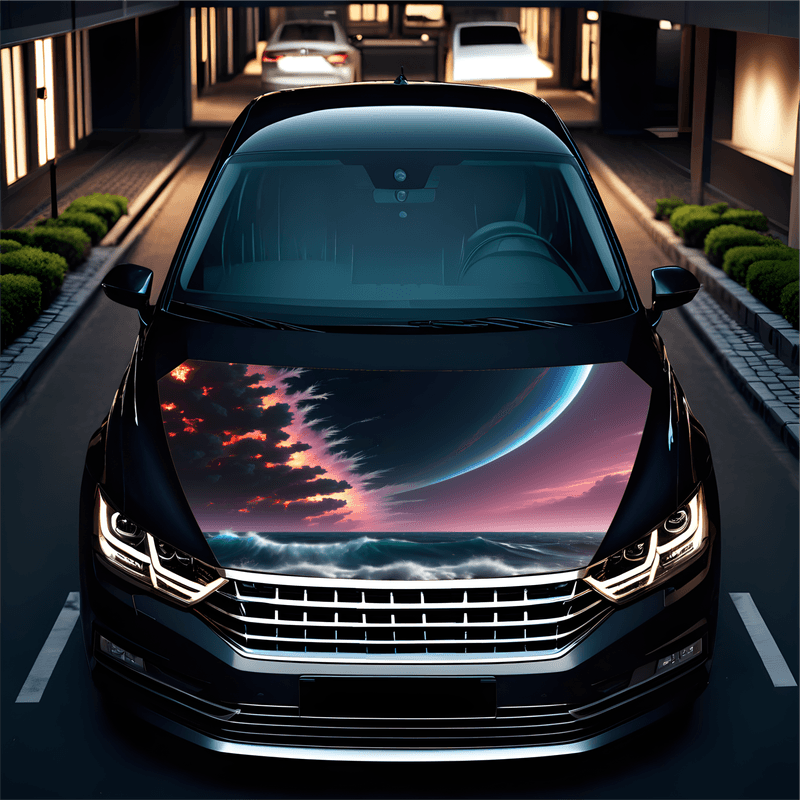 Auto si Moto - Piese auto si accesorii - Piese auto - Tuning - Folie Capota Auto "Hood Art" rezistenta la exterior, marime L (180 x 130cm) - Cod: AVX-CAPOTA-023L - Infinity.ro