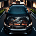 Auto si Moto - Piese auto si accesorii - Piese auto - Tuning - Folie Capota Auto "Hood Art" rezistenta la exterior, marime L (180 x 130cm) - Cod: AVX-CAPOTA-022L - Infinity.ro