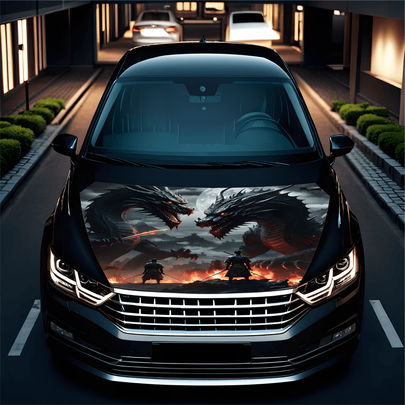 Auto si Moto - Piese auto si accesorii - Piese auto - Tuning - Folie Capota Auto "Hood Art" rezistenta la exterior, marime L (180 x 130cm) - Cod: AVX-CAPOTA-022L - Infinity.ro