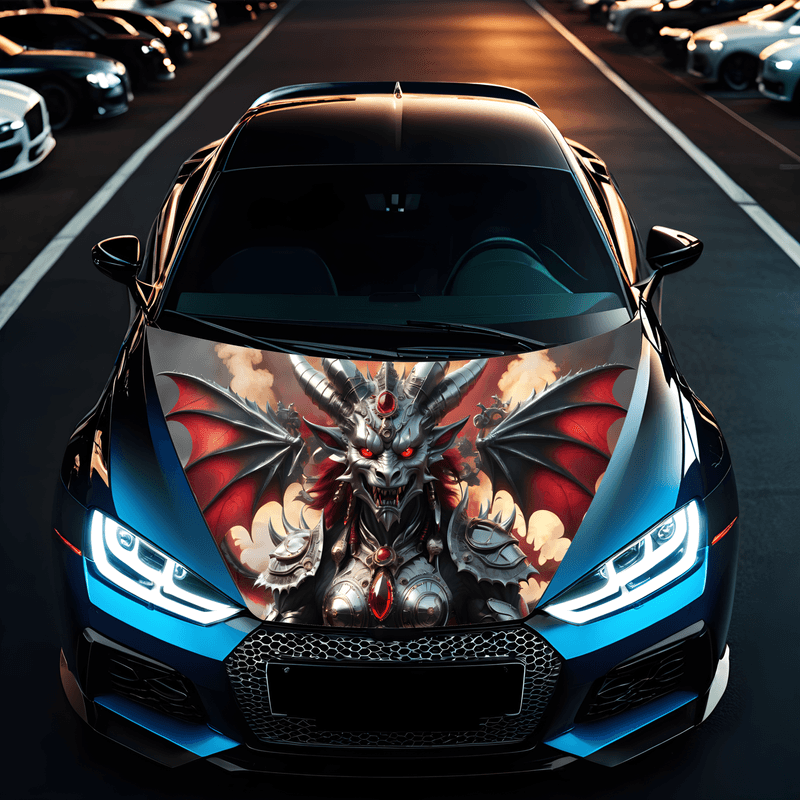 Auto si Moto - Piese auto si accesorii - Piese auto - Tuning - Folie Capota Auto "Hood Art" rezistenta la exterior, marime S (150 x 110cm) - Cod: AVX-CAPOTA-027S - Infinity.ro