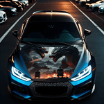 Auto si Moto - Piese auto si accesorii - Piese auto - Tuning - Folie Capota Auto "Hood Art" rezistenta la exterior, marime L (180 x 130cm) - Cod: AVX-CAPOTA-022L - Infinity.ro