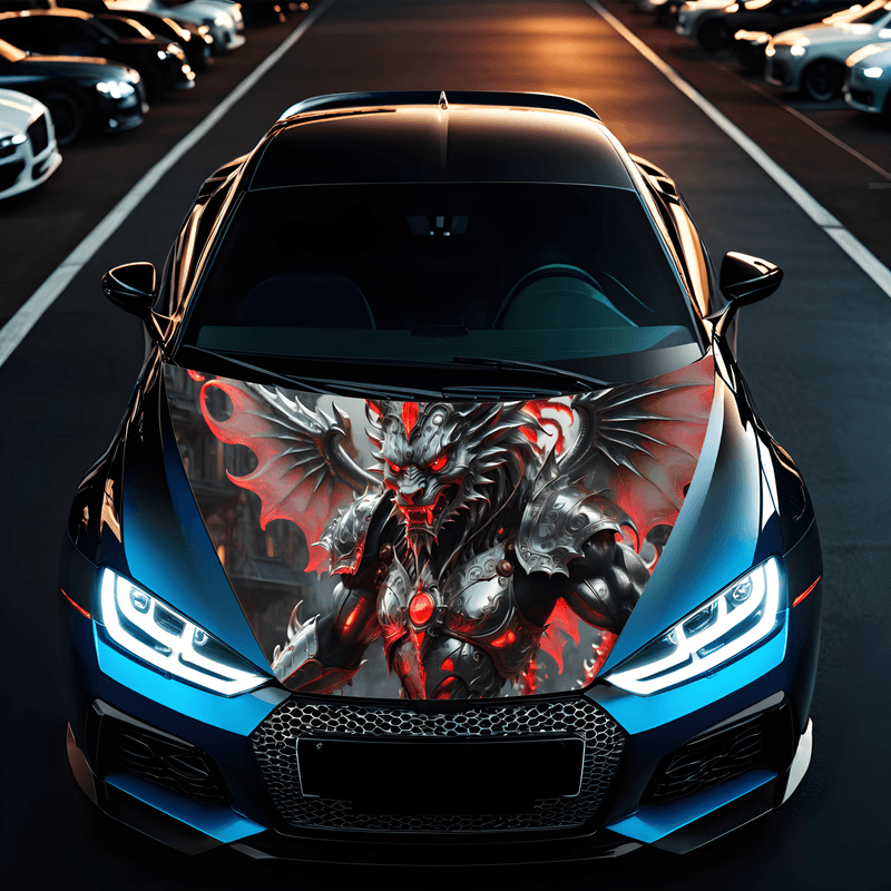 Auto si Moto - Piese auto si accesorii - Piese auto - Tuning - Folie Capota Auto "Hood Art" rezistenta la exterior, marime S (150 x 110cm) - Cod: AVX-CAPOTA-025S - Infinity.ro