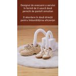 Market - Spalare si intretinere rufe - Produse intretinere Incaltaminte - Perii si alte accesorii - Uscator electric BYNOVIS® pentru orice tip de incaltaminte, Usuca inclusiv sosete si manusi, Pliabil, Capacitate 2 perechi, Putere 150W, Termostat automat programat la 55°C, Filtru carbon, Telescopic, - Infinity.ro