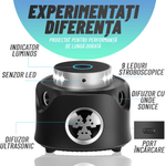 Casa si Gradina - Gradinarit si plante - Intretinere gradina - Articole daunatori gradina - Aparat impotriva rozatoarelor, Nivazo® UR03, cu telefomanda, anti rozatoare, tehnologie cu ultrasunete si lumina intermitenta, acoperire 360⁰, raza actiune 120m2, 4 moduri, negru - Infinity.ro