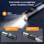 Auto si Moto - Reparatii si depanare - Scule auto - Scule si truse auto - Camera Endoscopica Nivazo Flex, Camera flexibila, Ecran 5.0 Inch HD , 8+1 lumini LED pentru vizualizarea perfecta a locurilor intunecate inguste si umede, baterie 2000mAh - Infinity.ro