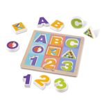 Jucarii, Copii si Bebe - Jucarii si jocuri - Jocuri si puzzle - Puzzle - Puzzle cu piese mari pentru belelusi Melissa and Doug - Infinity.ro