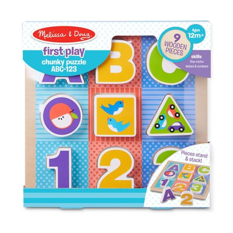 Jucarii, Copii si Bebe - Jucarii si jocuri - Jocuri si puzzle - Puzzle - Puzzle cu piese mari pentru belelusi Melissa and Doug - Infinity.ro