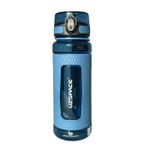 Sport si Outdoor - Echipament Sportiv - Accesorii echipament sportiv - Bidoane si shakere - Sticla de apa sport pentru fitness UZSPACE - 1100ml, BPA free, gradata, grip prindere, capac cu pai, Albastru - Infinity.ro